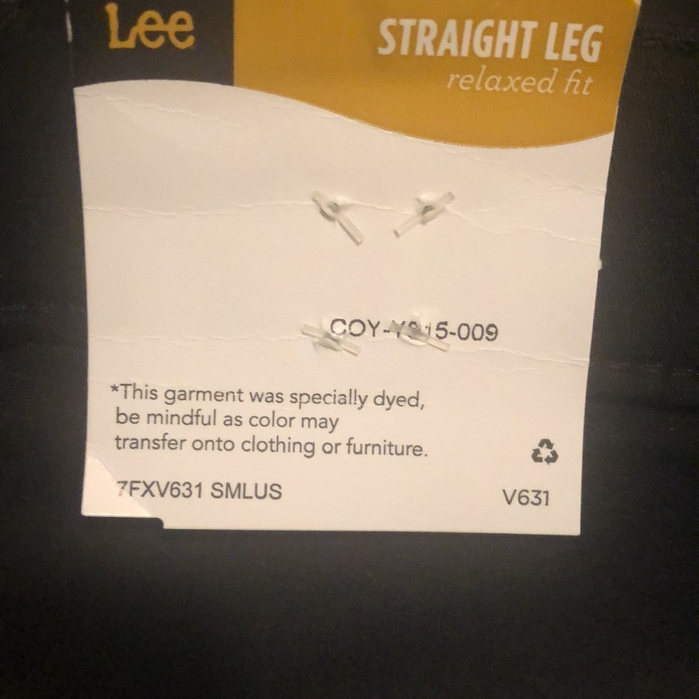 🌹*NWT*LEE Women's Relaxed Fit All Day Straight Leg Black Pants - Picture 8 of 10